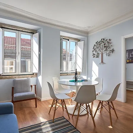 Elegant Riverview In Historical 아파트 리스본